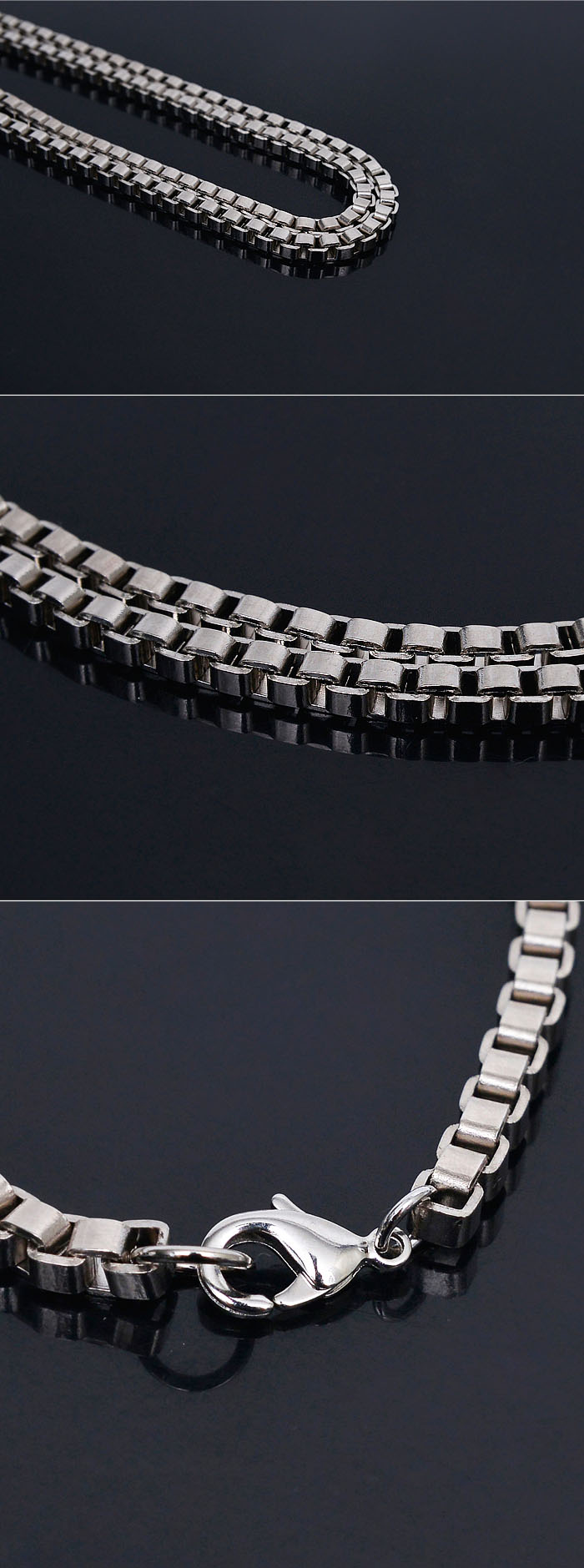 Accessories Necklaces Unique Long Square Swag ChainNecklace 243